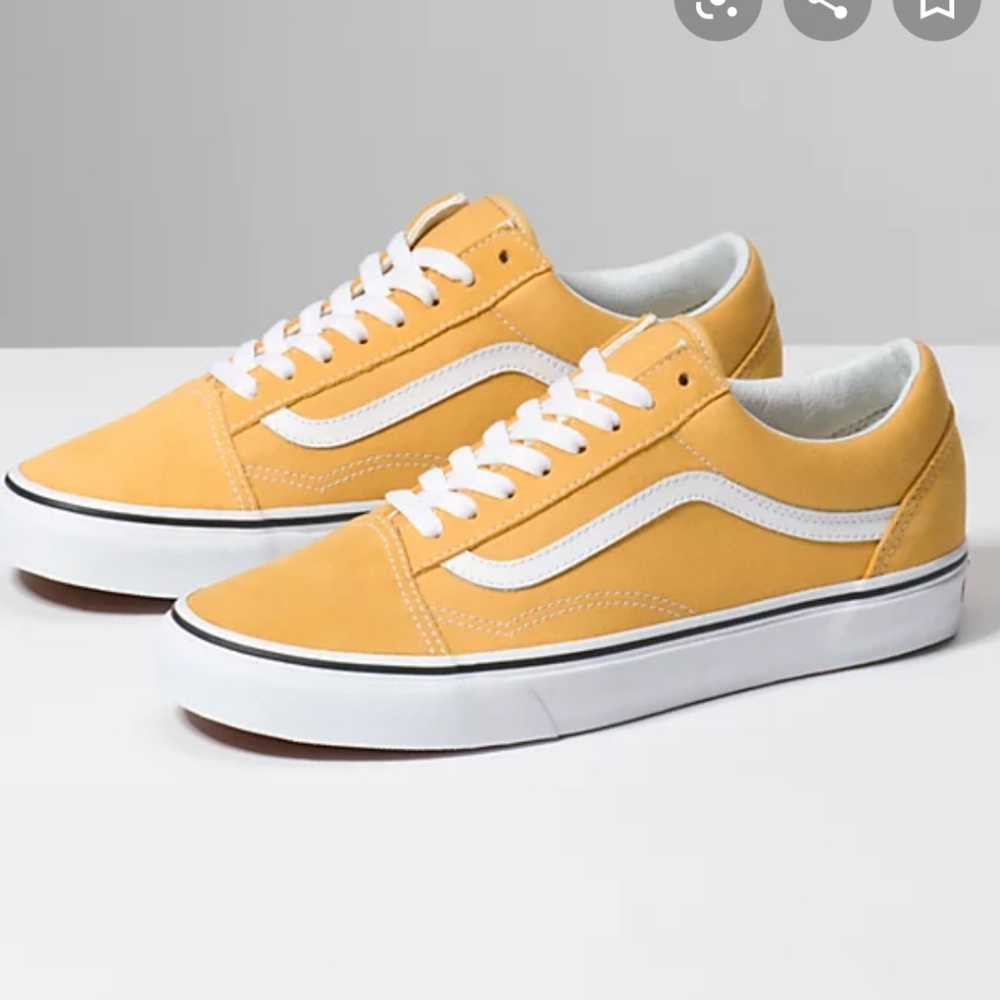 YELLOW LOW TOP VANS